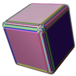 Efficient polygonisation of a rounded cube