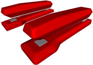 Rounded and unrounded stapler models