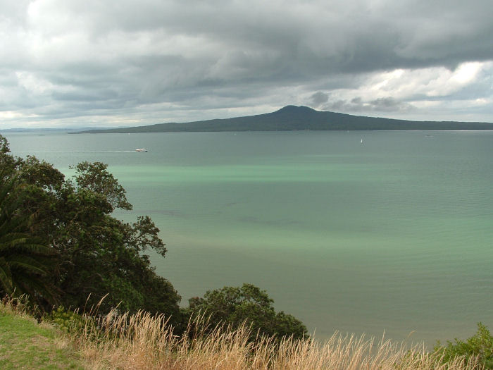 Rangitoto island seen from Glover park