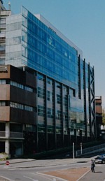 The southern facade of the new Compuer Science building.(Click the thumbnail to see the original image)