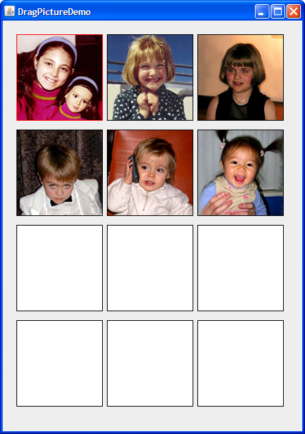 The DragPictureDemo example