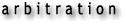 arbitration