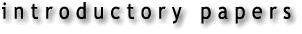 introductory papers