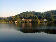 a view across the lake