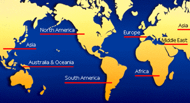 Case-Based Reasoning Research Centres World Image Map