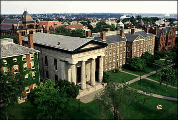 View of Brown's campus
