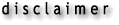 disclaimer