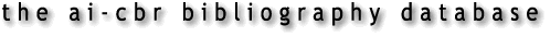 click here for the ai-cbr bibliography database