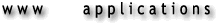 www applications