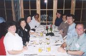 Conference dinner table