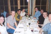 Conference dinner table