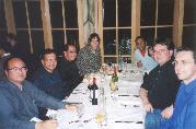 Conference dinner table