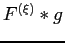 $ F^{(\xi)}*{{g}}$