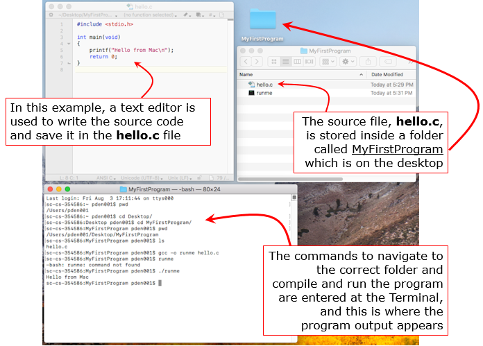 how to use the run command on mac