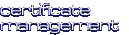 Certificate management